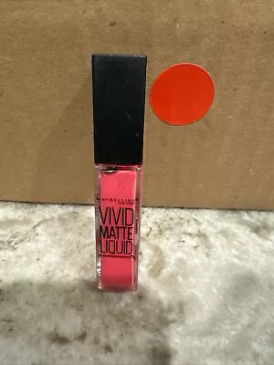 Maybelline Color Sensational Vivid Matte Liquid Lipstick #20 Electric Pink • $2.44