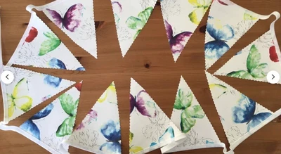 £8.95 • Buy BUTTERFLIES Handmade PVC BUNTING - 3 Metres