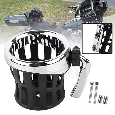 $25.98 • Buy Motor Handlebar Drink Cup Holder Fit For Harley Dyna Super Glide Custom FXDC US