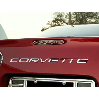 Rear 'Corvette' Bumper Letters For 97-04 Chevy Corvette C5 [Stainless/Polished] • $98.32