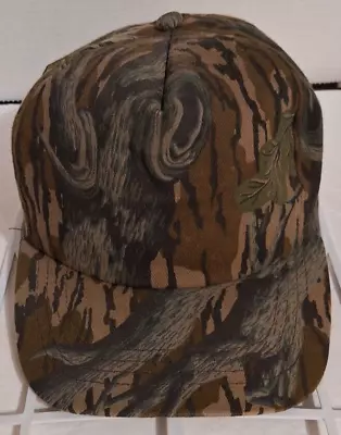 Vintage Mossy Oak Camouflage Hunting Cap Adjustable Snapback Made In The USA • $74.40