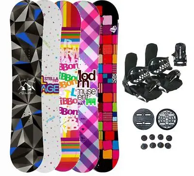 LTD Various Symbolic Womens Snowboard And Bindings Package Girl Kid +burton Dcal • $209.95