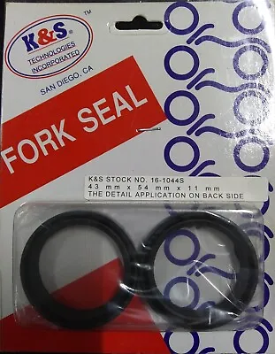 HONDA CBR 600 F4i 2001-2006 FORK SEALS 43MMX54MMX11MM 16-1044S • $18.62