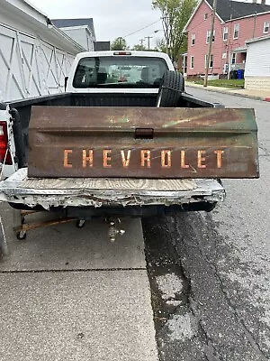 Antique Vintage Chevy Chevrolet Pick Up Truck Tailgate • $200