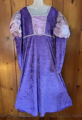 RUBIES Costume Gown Medieval Queen Princess Renaissance Faire Cosplay Plus 18 20 • $19.99