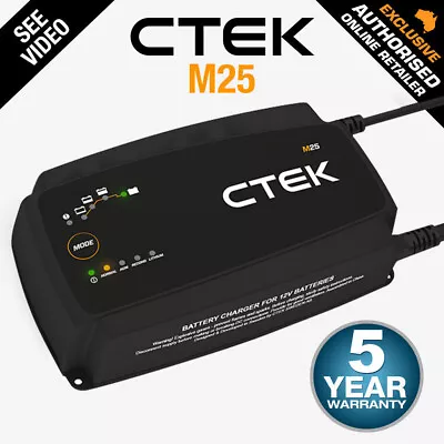 CTEK M25 Marine Boat Smart Battery Charger Lithium Mode AGM 12v CTEK-40-199 • $489