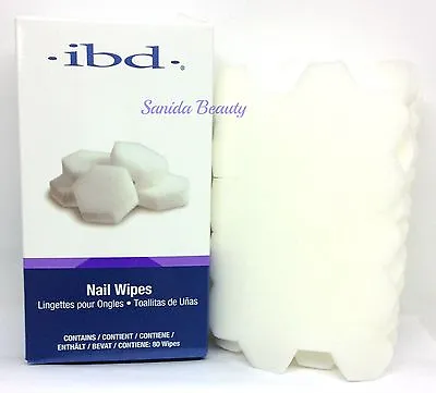IBD Gel Acrylic Nail Wipes Lint Free - 80ct #60861 • $9.99