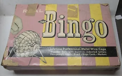 Vintage 1941 E.S. Lowe Real Bingo Game Model #990 • $50