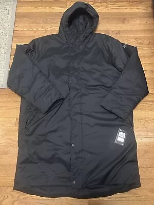 UNDER ARMOUR UA Black Insulated Bench Coat Puffer Jacket Men's Sz 2XL Loose $180 • $60