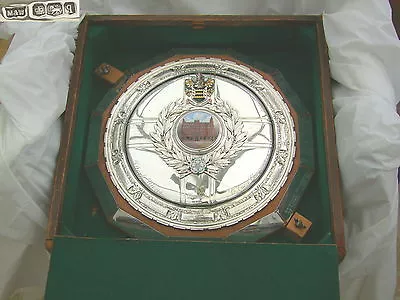 Rare Cased George V Hm Sterling Silver & Enamelled Prudential Shield 1933 • $5153.69