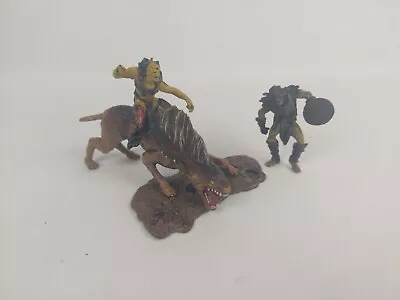 Lord Of The Rings Figures Sharku Warg Rider & Orc Play Along Small T786 • £4.99