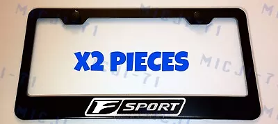 X2 Lexus Stainless Steel Black License Plate Frame Rust Free W/ Caps • $22.50