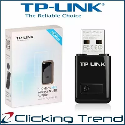 TP-Link Wireless 300 Mbps USB Adapter Computer PC Wi-Fi Network Adapter Dongle • $19.95