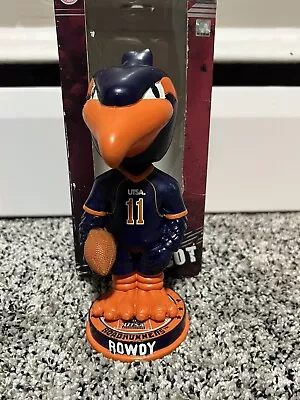 UTSA Mascot Rowdy Bobblehead University Of Texas San Antonio Roadrunners NIB • $225