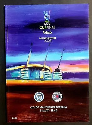 UEFA CUP FINAL 2008 ZENIT ST PETERSBURG V RANGERS OFFICIAL  PROGRAMME  • £6.50