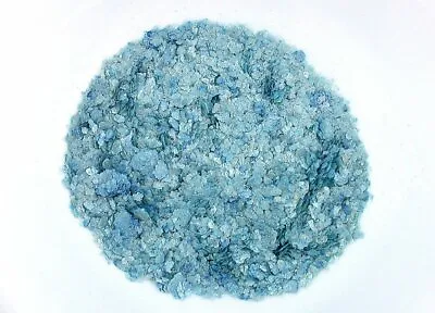 Ounce Dyed Turquoise Blue Mica Flakes Powder Inlay Craft Wood Jewelry 4mm & Less • $13.99