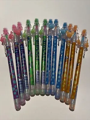12 Vintage Disney Mickey Mouse Pop A Point Stackable Pencil With Eraser • $9.99