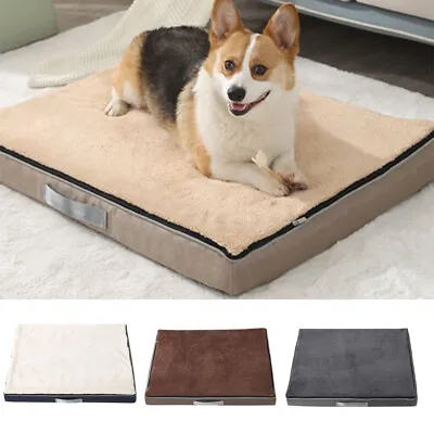 Orthopedic Memory Foam Dog Bed Pet Sleeping Cushion Washable Pet Removable Cover • $36.50