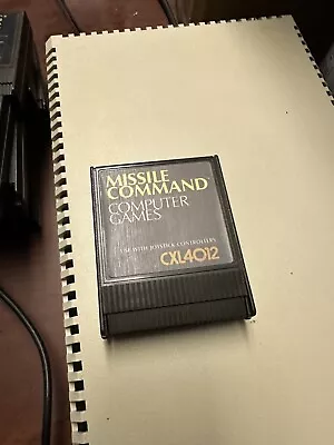 Atari 400/800/XL/XE Missle Command Game Cartridge CXL4012 • $6.95