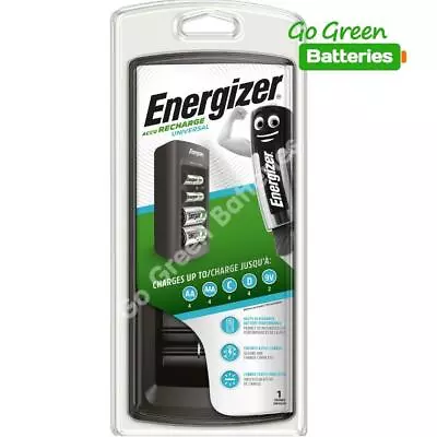 £24.95 • Buy Energizer 3 Hour Universal Rechargeable Battery Charger For AA AAA C D & 9V