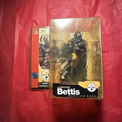 Jerome Bettis Series 5 McFarlane SportsPicks Action Figure 2002 Black Jersey • $30.65