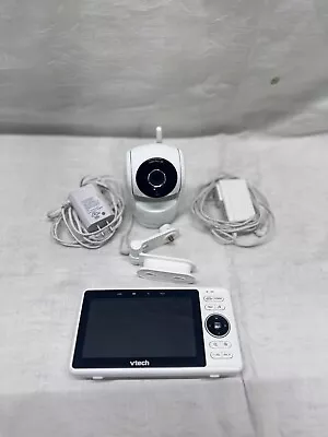 VTech VM901 White 5 Inch Smart Wi-Fi 1080P Pan & Tilt Baby Monitor Camera • $47.50