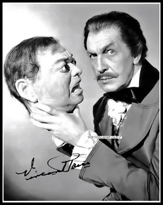 Vincent Price Autographed Pure Cotton Canvas Image. Limited Edition (VP-1) • $11.92