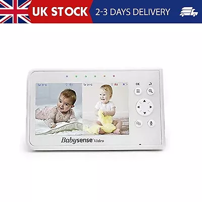 Babysense Split Screen Parent Unit For Video Baby Monitor V43 • £45.99