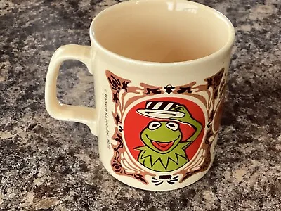 Vintage 1978 Henson The Muppet Show Kermit The Frog Coffee Mug Made In England. • $13.99