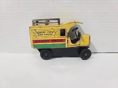 Asis Vintage Linemar Japan Tin Friction Kansas City Delivery Service Line Mar  • $25.46