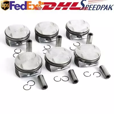 6pcs Piston & Ring 92.9mm For Mercedes-Benz CLK350 C350 E350 GLK350 M272 3.5L • $148.29