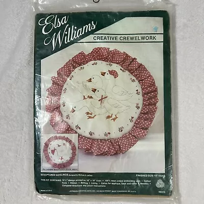 Elsa Williams Sculptured Goslings Creative Crewelwork Crewel Embroidery Kit #003 • $13.99