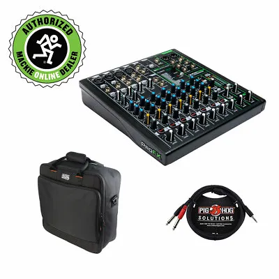 Mackie ProFX10v3 10-Channel Mixer W/ Gator Case Mixer Bag & 10' Stereo Cable • $299.99