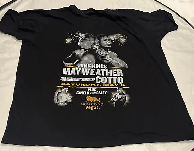 Boxing T-shirt Floyd Mayweather Vs. Miguel Cotto Canelo Mosley Undercard  • $124.75