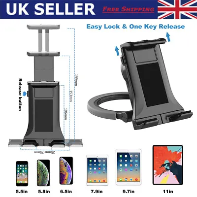 Tablet Wall Mount Bracket Holder For IPad Kitchen Tablet Stand Universal 4.7-11  • £13.33