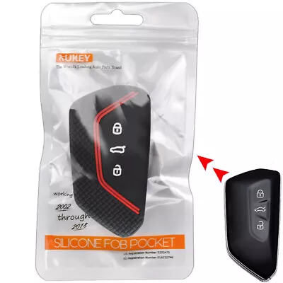 $4.64 • Buy For VW Golf 8 Mk8 Skoda Octavia A8 GTI GTD R 3 Button Key Chain Case Cover Shell
