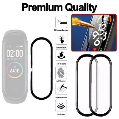 3D Curved Screen Protector For Xiaomi Mi Band 8 Mi Band 8 Protective Glass' U4O2 • £2.24