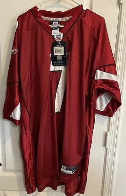 NWT Reebok NFL Mens Arizona Cardinals Matt Leinart #7 Football Jersey Size 3XL • $69.99