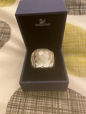 925 Sterling Silver Swarovski Crystal Ring • £50