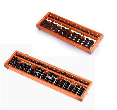 Soroban Abacus Wooden Dedicated Beads Classic Ancient Calculator 13/17rows • $25.76