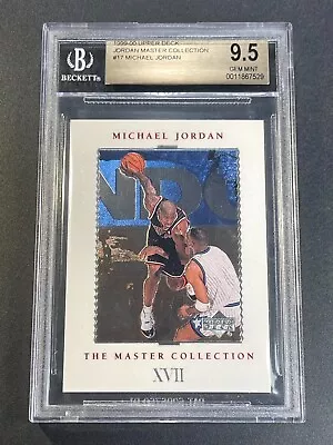 Michael Jordan 1999 Upper Deck #17 Master Collection Foil Card /500 Bgs 9.5 Gem • $500