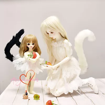 Dollmore 1/12 1/8 1/6 1/4 1/3 Uncle BJD Cat Tail Fuzzy Beast Tail Doll Accessory • $15.01