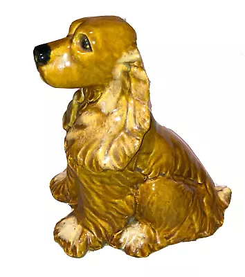 Vintage Royal Haeger Sitting Cocker Spaniel Dog Ceramic 9  Statue R 735 Usa • $38.74