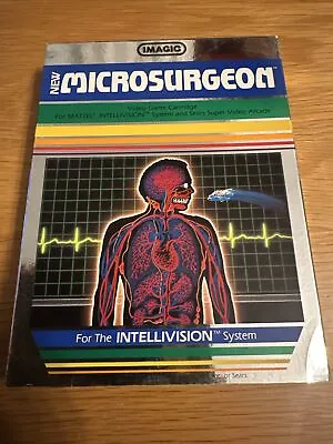 Intellivision Microsurgeon Boxed With Manuals & 2 Controller Overlays • £29.99