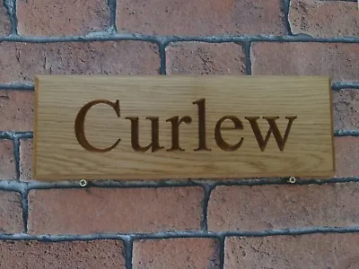 Personalised Wooden House Name Plaque/Signs- Solid Wood OakPorch Conservatory • £16.50