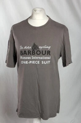 £15.85 • Buy Barbour T-Shirt One-Piece-Suit Motor Cycling Racing  Men's Size 2XL Grey!
