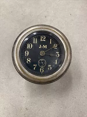 $149.99 • Buy Antique Car Clock J-M Automotive Vintage