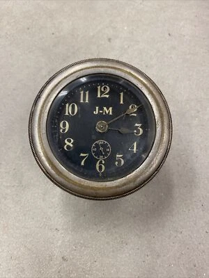 Antique Car Clock J-M Automotive Vintage • $149.99