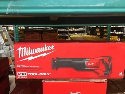 Milwaukee 2621-20 M18 SAWZALL Reciprocating Saw (Bare Tool) • $124