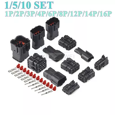 1-16 Pin/Way KET Automotive Male Female Waterproof Connector Plug Adapter Kit • $4.93